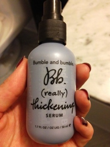 Product Review: Bumble and bumble Thickening Serum | A 5'3 Perspective